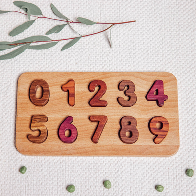 Wooden Number Puzzle (Ages 2+)