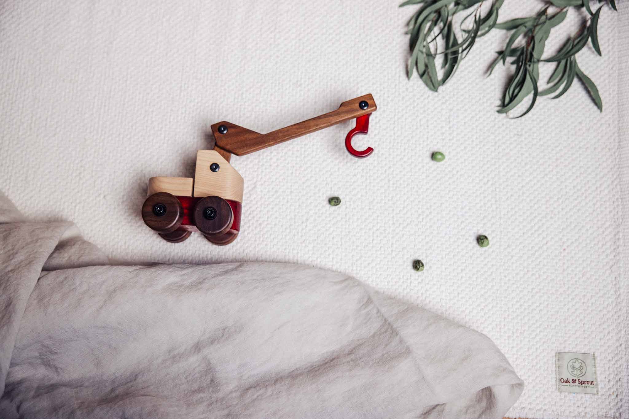 Walnut & Maple Crane