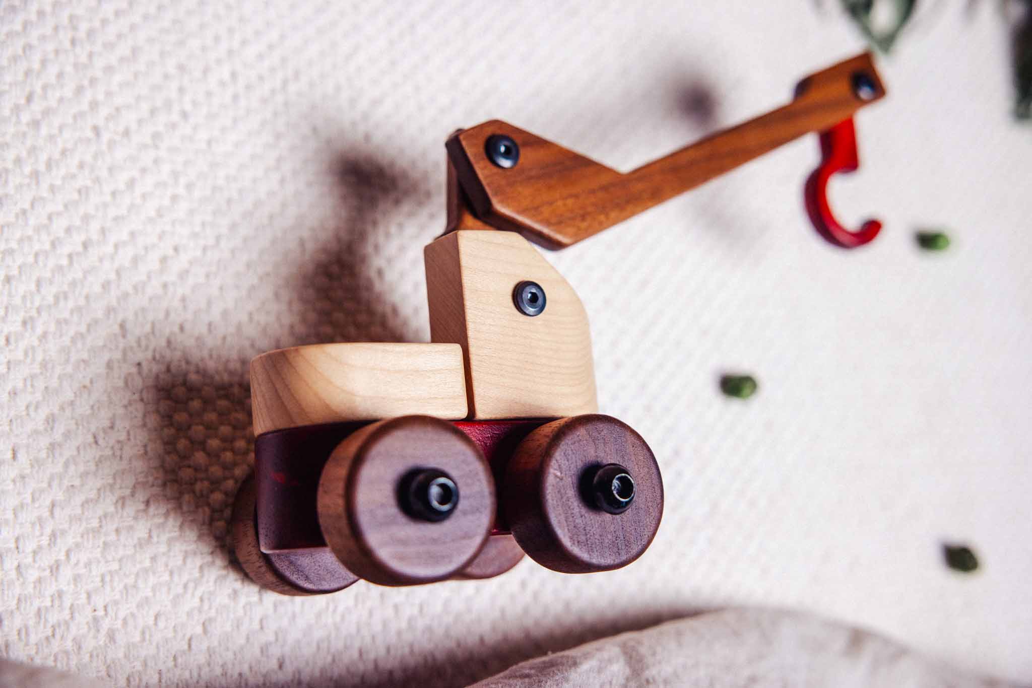 Walnut & Maple Crane