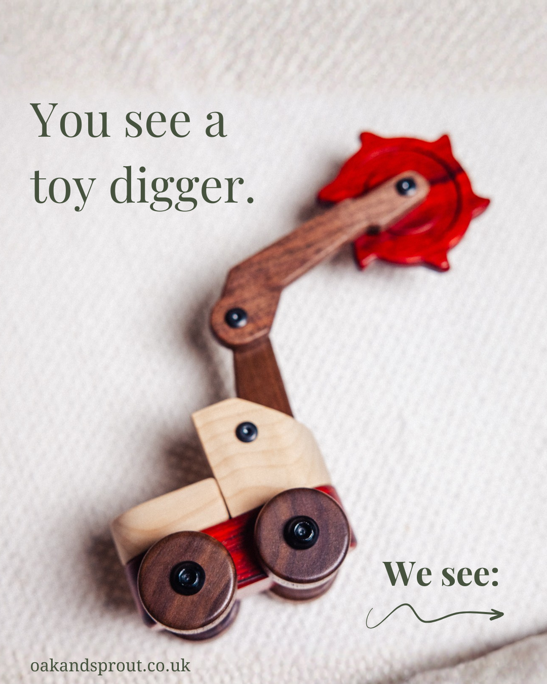 Maple & Padauk Excavator