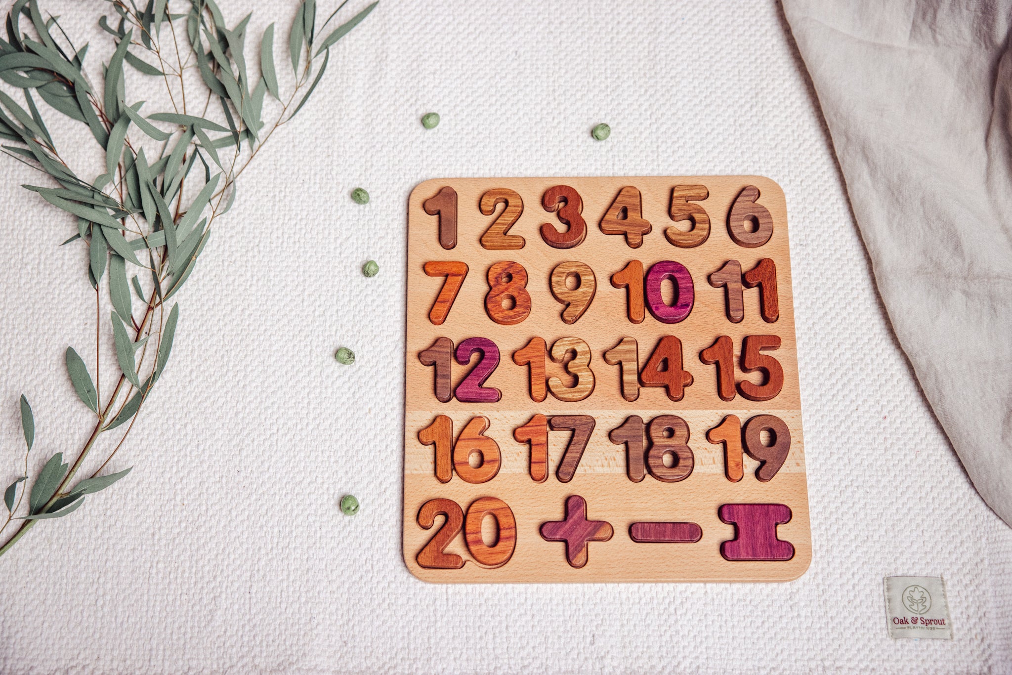 Wooden Number Puzzle (Ages 2+)