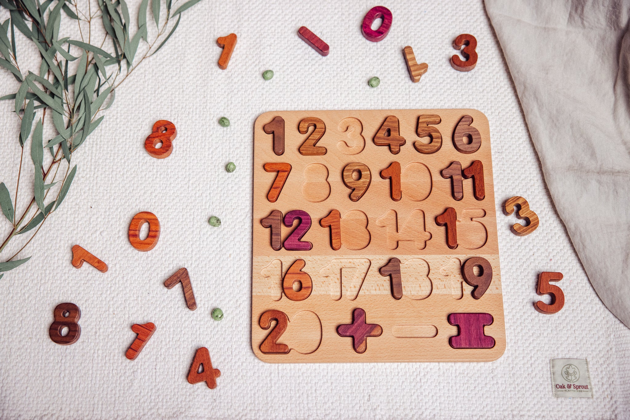 Wooden Number Puzzle (Ages 2+)