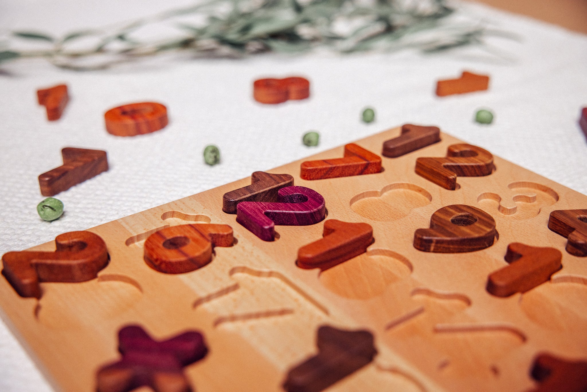 Wooden Number Puzzle (Ages 2+)