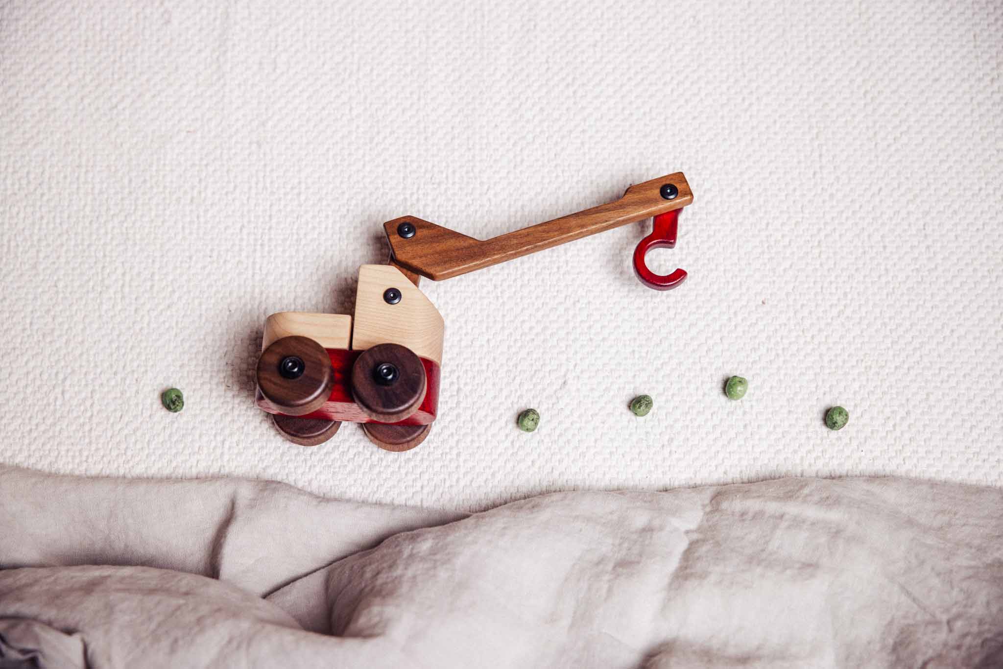 Walnut & Maple Crane