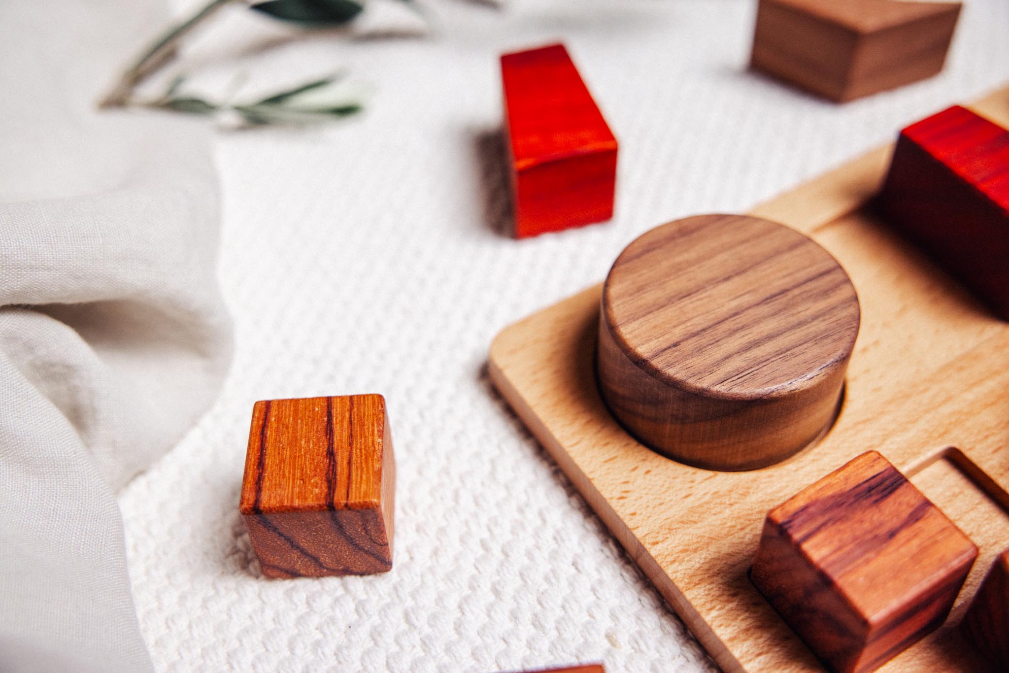 Geo Nest Wooden Shape & Fractions Puzzle